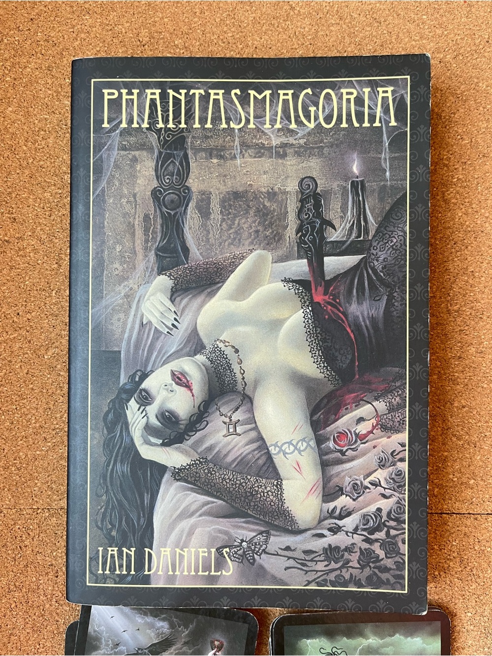Phantasmagoria Gothic Tarot Deck Book Set Dark Art Card Game OOP - Picture 6 of 9